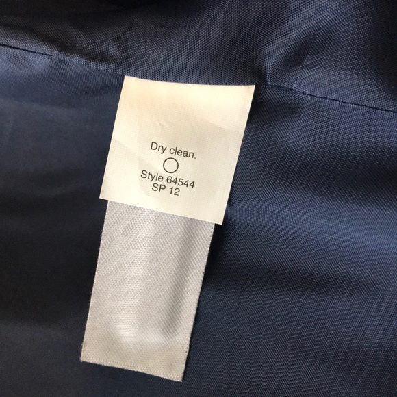 J Crew Blue White Fanfare jacket blazer 12 - Picture 7 of 7